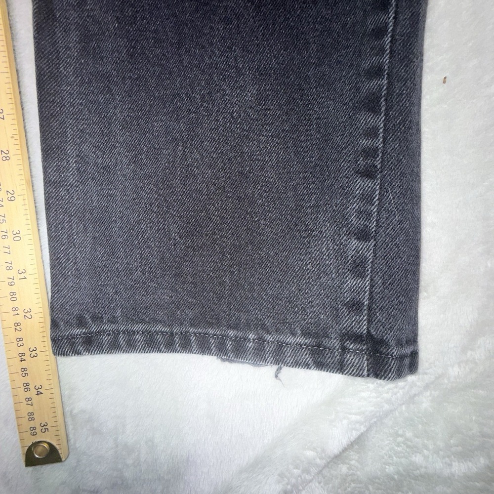 Wrangler Jeans Five Star Mens 35x33 Relaxed Fit Straight Black Denim 100%Cotton - Picture 5 of 8